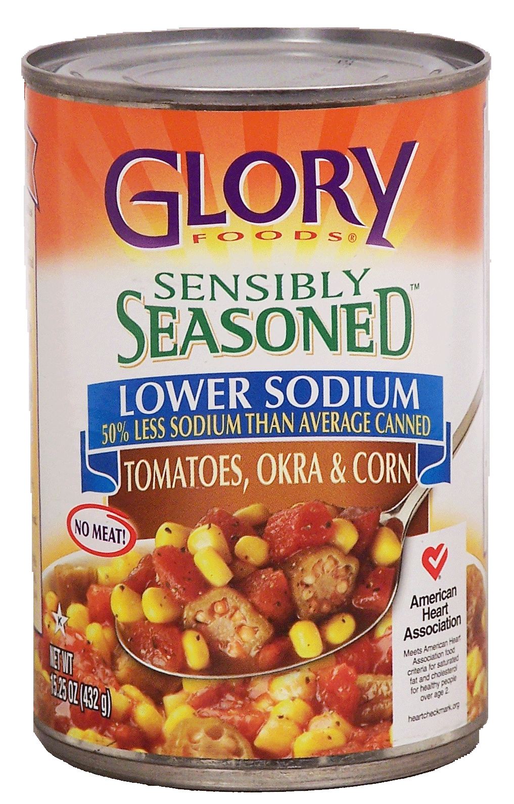 Glory Sensibly Seasoned tomatoes, okra & corn, lower sodium Full-Size Picture